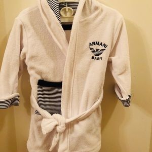 Baby Armani Shower Rob and towel